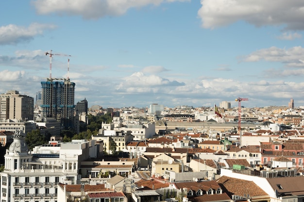 Skyline de Madrid desde el ayuntamiento
