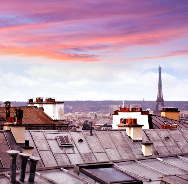 Skyline de París desde Montmartre