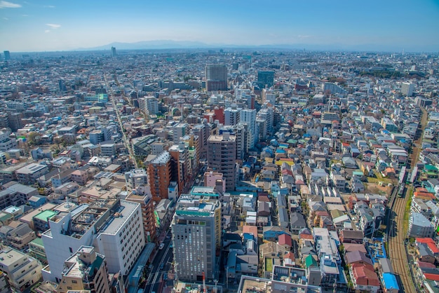 Skyline en Setagaya Tokio JAPÓN