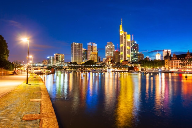 Skyline von Frankfurt am Main Deutschland