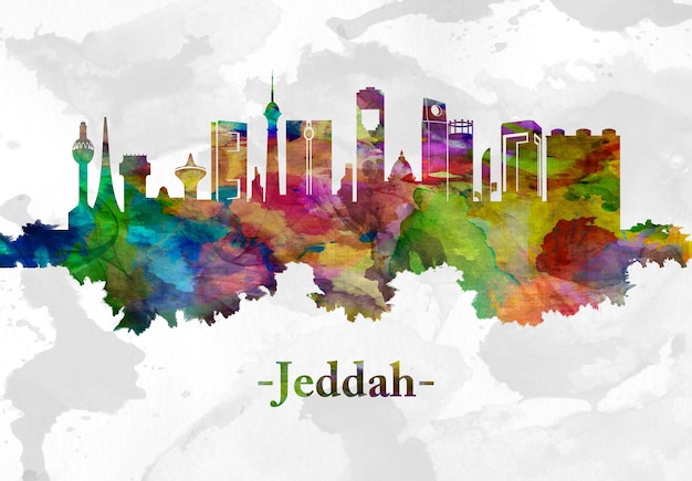 Skyline von Jeddah Saudi-Arabien