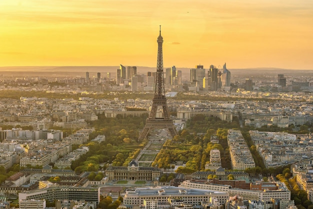 Skyline von Paris mit Eiffelturm-Stadtbild von Frankreich