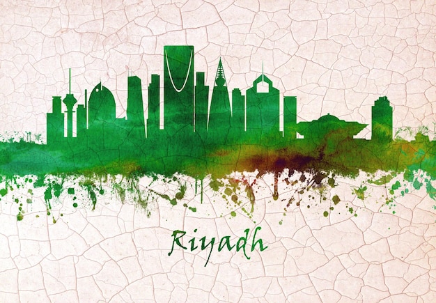 Skyline von Riad Saudi-Arabien