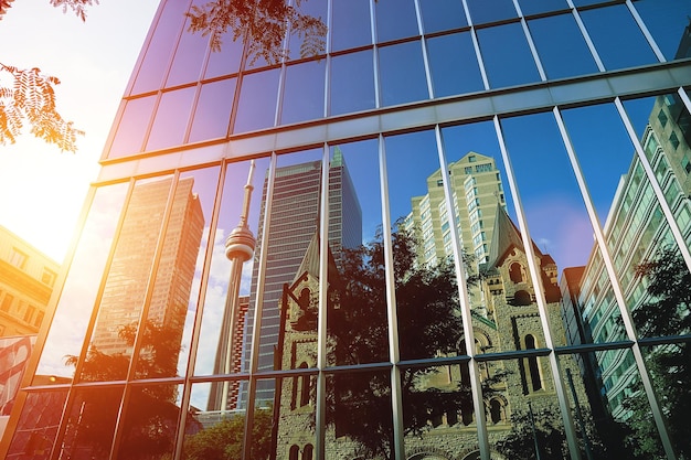 Skyline von Toronto im Finanzviertel