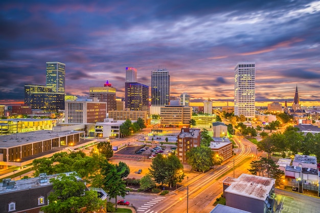 Skyline von Tulsa Oklahoma USA