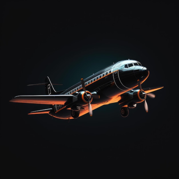 Skyline Voyage Ein fesselndes Abenteuer im Flugzeug in faszinierender 3D-Animation