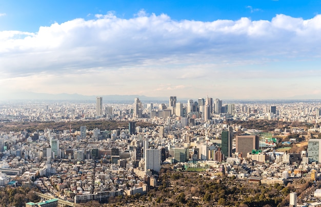 Skylines de Tóquio Shinjuku