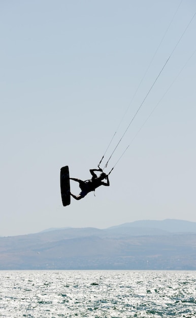 Skysurfen auf dem See Kinneret