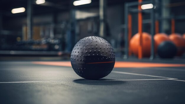 Foto slam-ball-rebounder im fitnessstudio