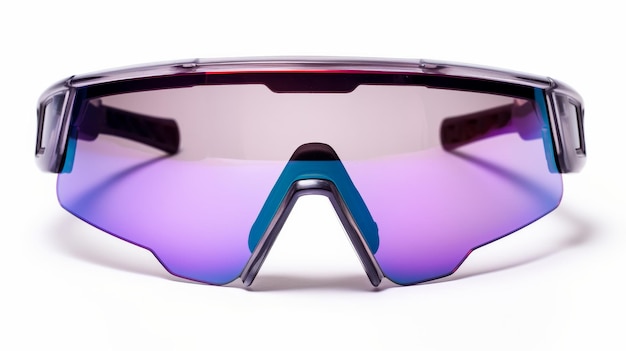 Sleek Wrap around Bike Glasses auf weißem Hintergrund