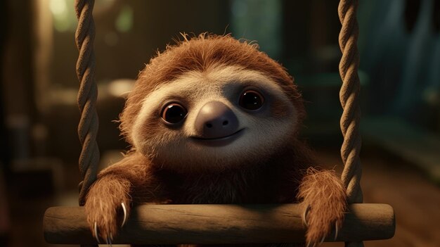 Sloth en la portada de la película sloth