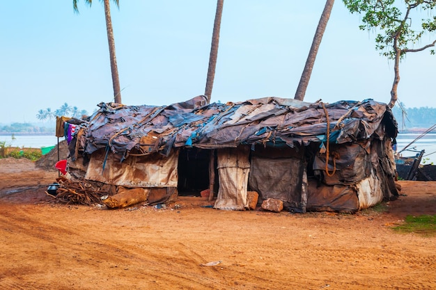 Slum-Hütte nach Hause arme Leute