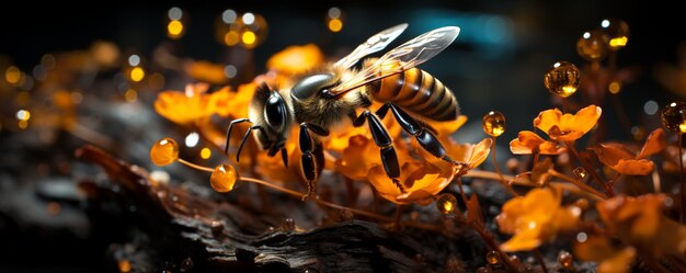 Smart Beekeeping Marvel Se sumerge en el futuro del monitoreo de colmenas con una imagen cautivadora