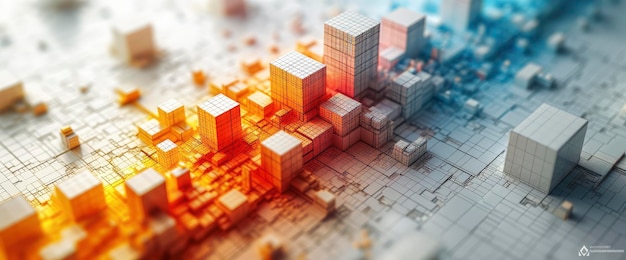 Smart City Abstract Polygon-Muster Verbindet Hintergrund HD-Illustrationen