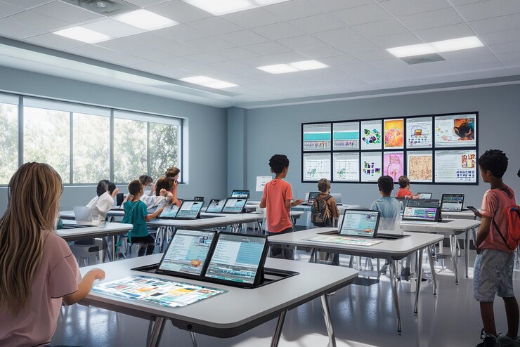 Foto "smart coding studio" com "surfacesquot" interativo
