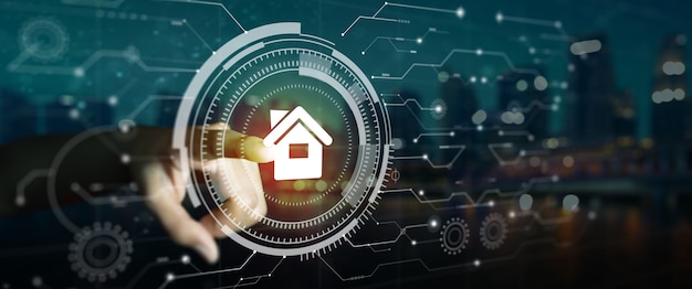 Smart Home Automation Steuerungssystem Automatisierungsassistent Innovationstechnologie Sicherheitskonzept