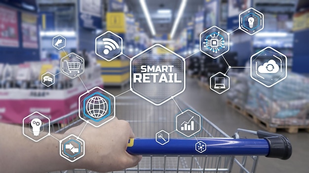 Smart Retail 2021 und Omnichannel-Konzept Shopping-Konzept 2021