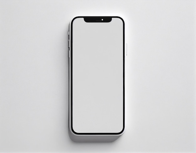 Smartphone-Bildschirm-Mockup-Illustration, erstellt mit generativer KI