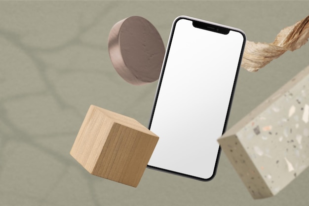 Smartphone-Bildschirm png-Mockup durchsichtiges Design