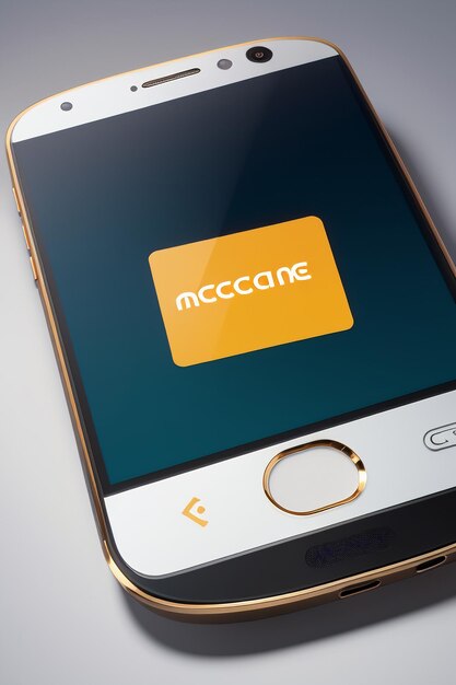 Smartphone-Handy-Produkt-Mockup-Display-Werbung, die Mockup-Hintergrundhintergrund darstellt