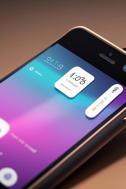 Smartphone-Handy-Produkt-Mockup-Display-Werbung, die Mockup-Hintergrundhintergrund darstellt