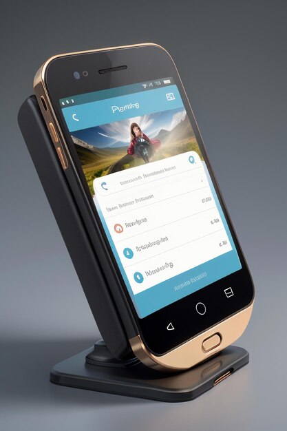 Foto smartphone mobiltelefon produkt mockup anzeige werbung rendering mockup tapeten hintergrund