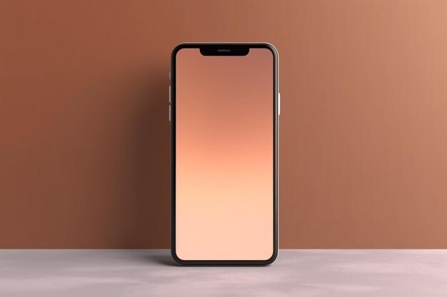 Smartphone-Mockup-Bild Ai generativ