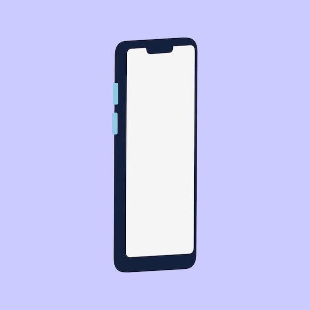 Smartphone-Modell isoliert Psd