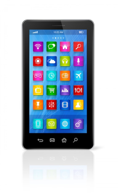 Smartphone Touchscreen HD - interfaz de aplicaciones