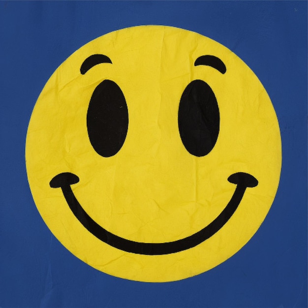 Smile-Emoji in 3D-Illustration