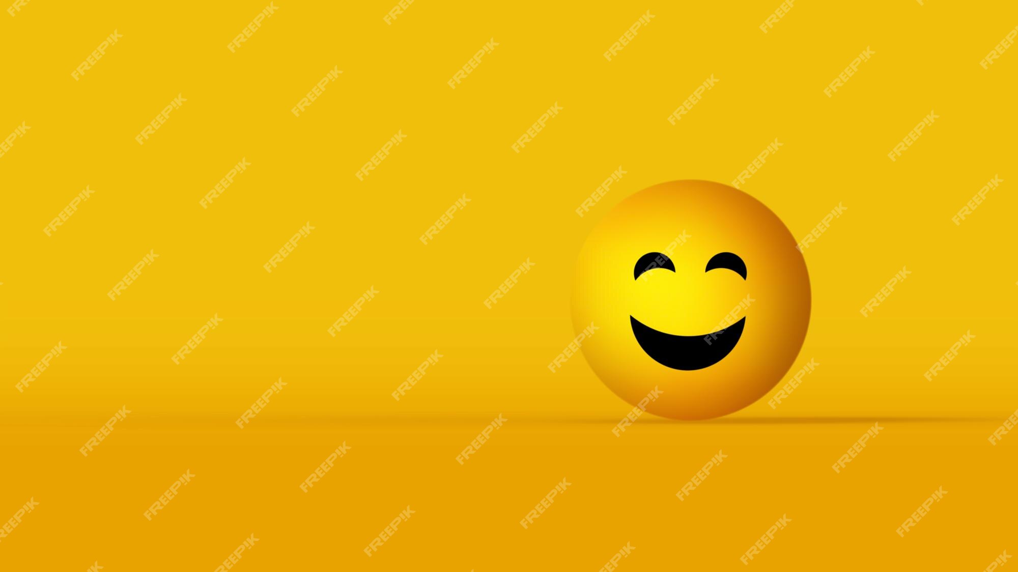 Bola Leve Amarela Smile Emojis Variados