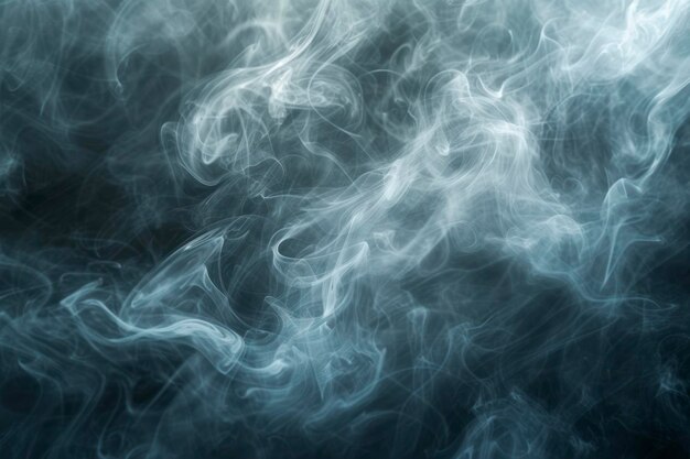 Foto smoke swirls background a mysterious and atmospheric scene featuring ethereal smoke