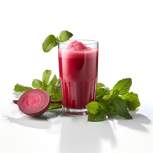 Smoothie de beterraba de desintoxicação saudável perfeito para catálogo de bebidas saudáveis