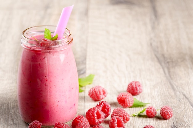 Smoothie de framboesa