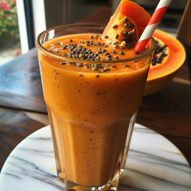 Smoothie de mamão