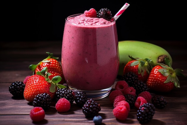 Smoothie de Recuperação de Berry Blast