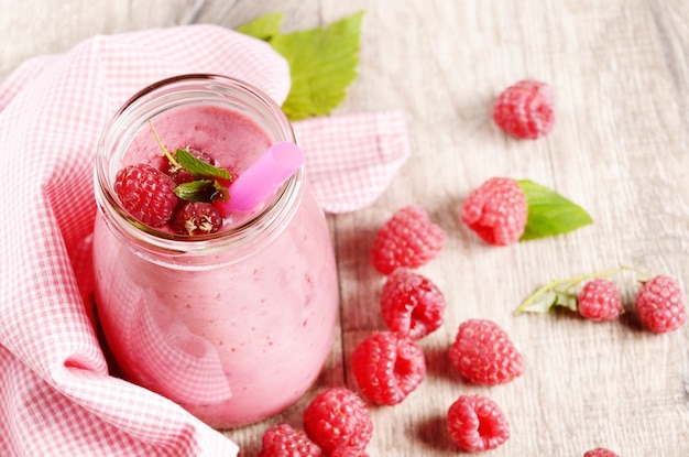 Smoothie de frambuesa