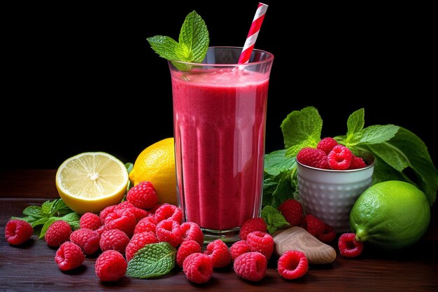 Smoothie de frutas de limonada