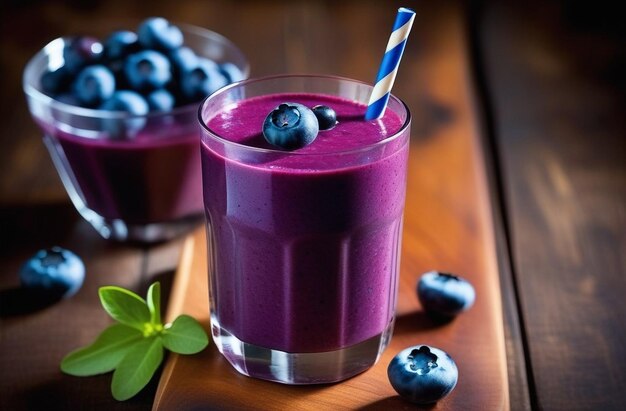 Smoothie con moras