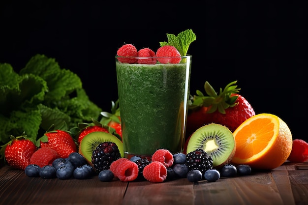 Smoothie Saudável com Frutas Frescas