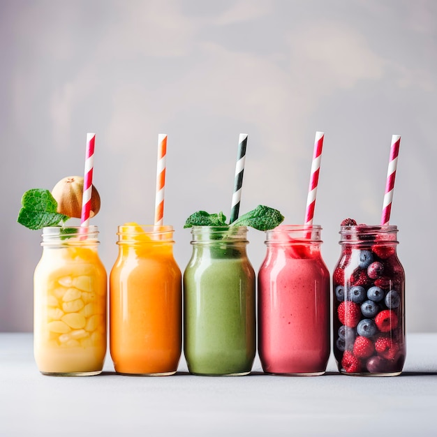 Smoothies de frutas