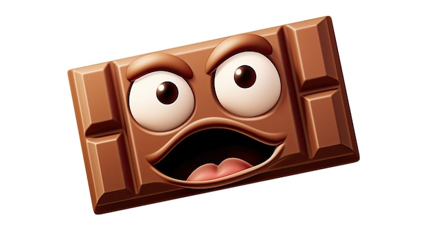 Snack de Emoji de Barra de Chocolate