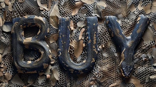 Snake Skin Kaufen Sie ein Konzept-Kreativkunstposter