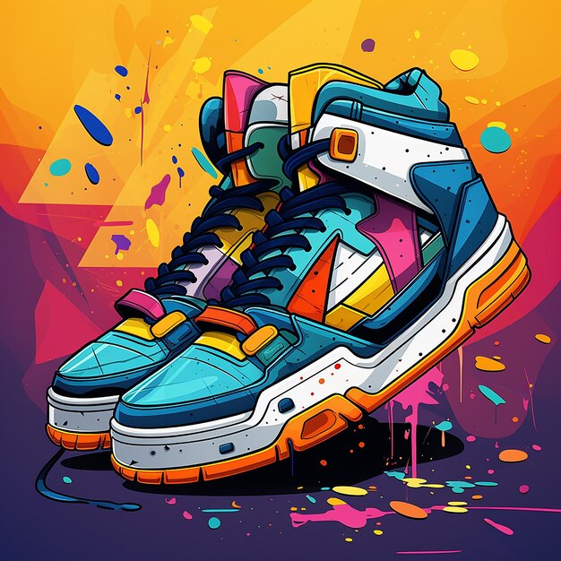 Sneaker-Design-Graffiti. Was ist das?