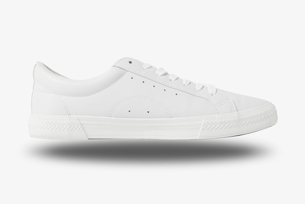 Sneakers de lona Png maquete transparente calçado unisex moda