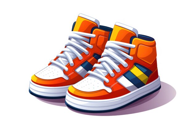 Sneakers-Symbol auf weißem Hintergrund ar 32 v 52 Job-ID 12db75d4349c4ebea2cc55a8cce169ed