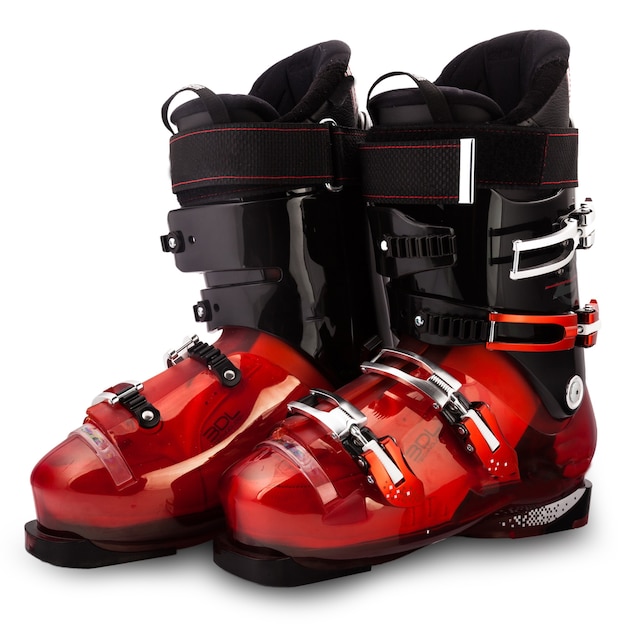 Snowboarden helle Schuhe
