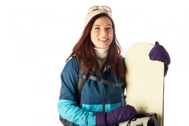 Snowboarder femenino