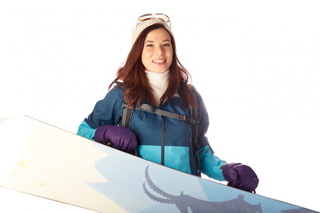 Snowboarder feminino