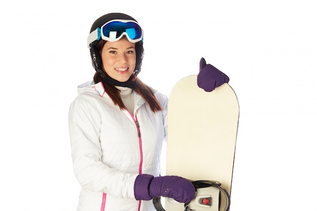 Snowboarderin